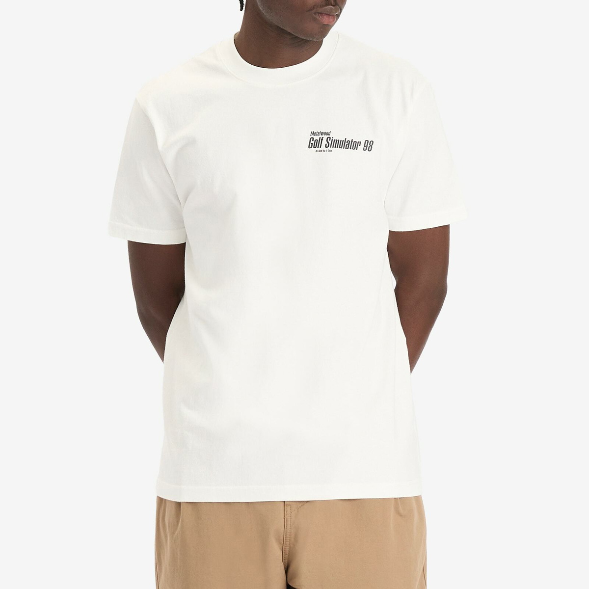 Metalwood Studio Men's Simulator 98 T-Shirt in White