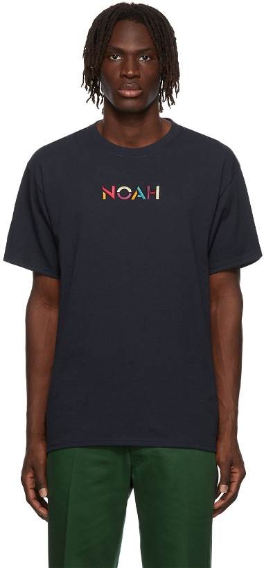 Photo: Noah Cotton Sign Embroidery T-Shirt