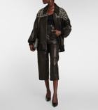 Khaite - Studded leather jacket