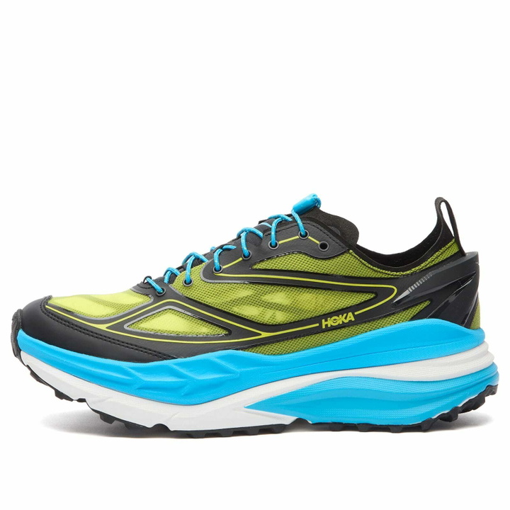 Photo: HOKA ONE ONE U Stinson One7 Sneaker in Black/Skyward Blue