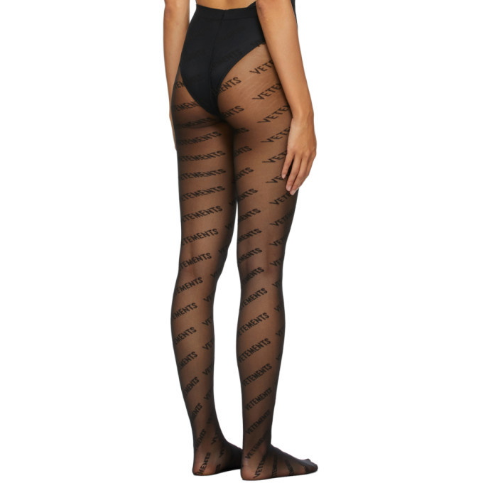Vetements Beige Wolford Edition Tattoo Tights in Natural