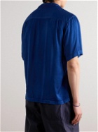 Blue Blue Japan - Camp-Collar Indigo-Dyed Twill Shirt - Blue