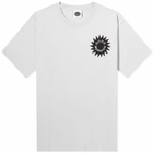 Good Morning Tapes Men's Sun Logo T-Shirt in Stone