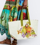 Alémais Island Cove printed cotton canvas tote bag