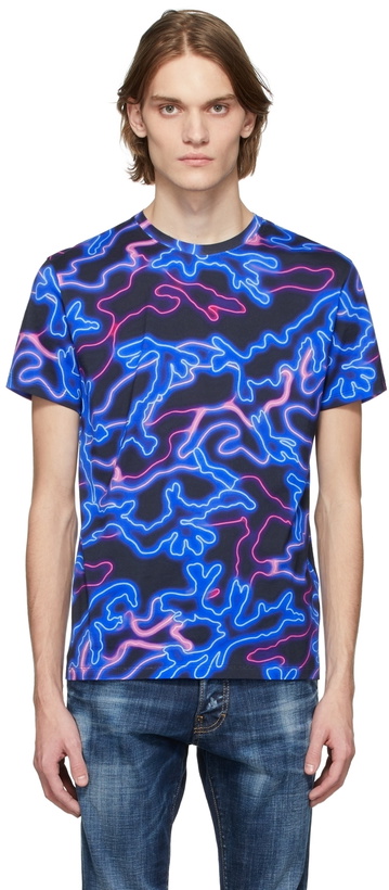 Photo: Valentino Black Neon Camo T-Shirt