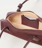 Alaïa Le Teckel Small suede shoulder bag