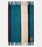 Loewe - Anagram striped mohair and wool blanket