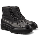 Givenchy - Camden Leather and Canvas Boots - Black