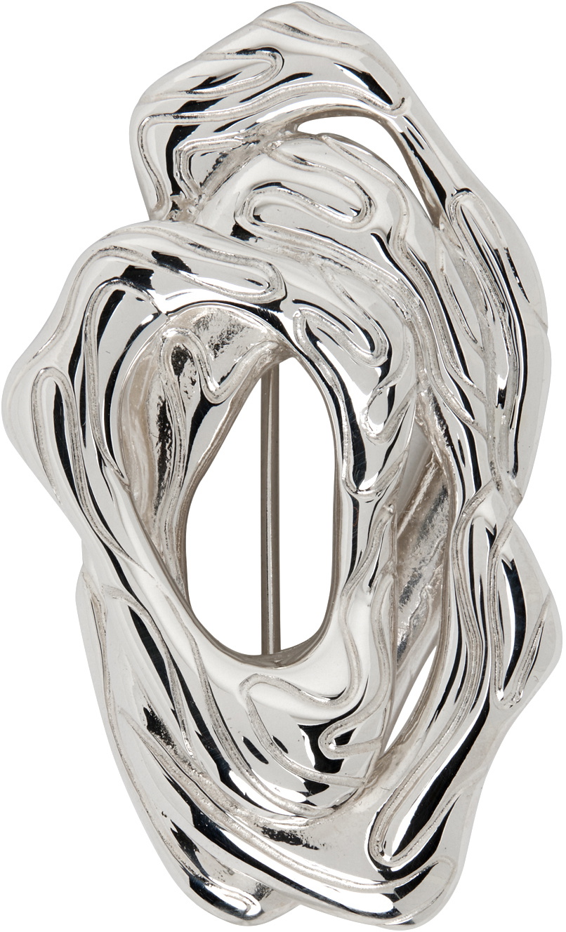 octi Silver Island Brooch