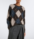 Lisa Yang Margy argyle cashmere sweater