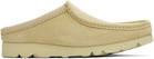 Clarks Originals Beige Wallabee Slip-on Loafers