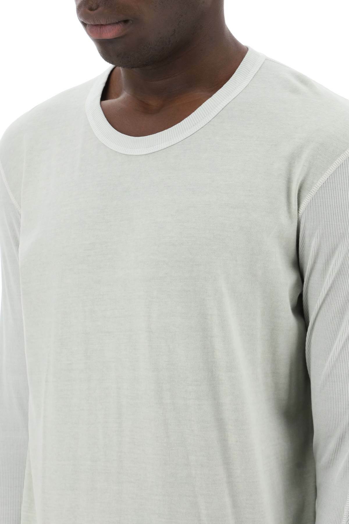 BORIS BIDJAN SABERI long-sleeved cotton t-shirt Neutro