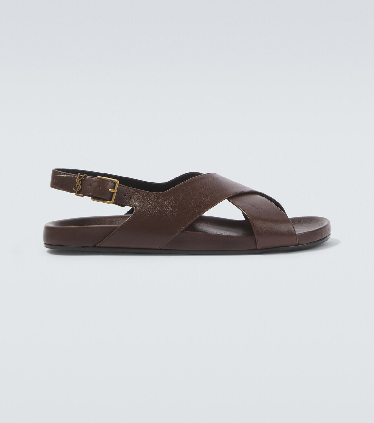 Saint Laurent Helios Cassandre leather sandals
