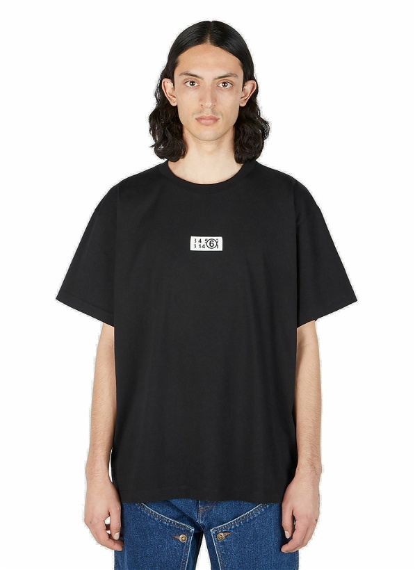 Photo: MM6 Maison Margiela - Number Patch T-Shirt in Black