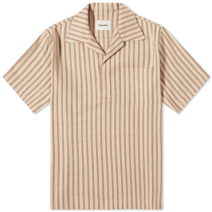 Photo: Nanushka Bolen Stripe Vacation Shirt