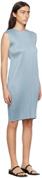 Pleats Please Issey Miyake Gray Monthly Colors August Midi Dress