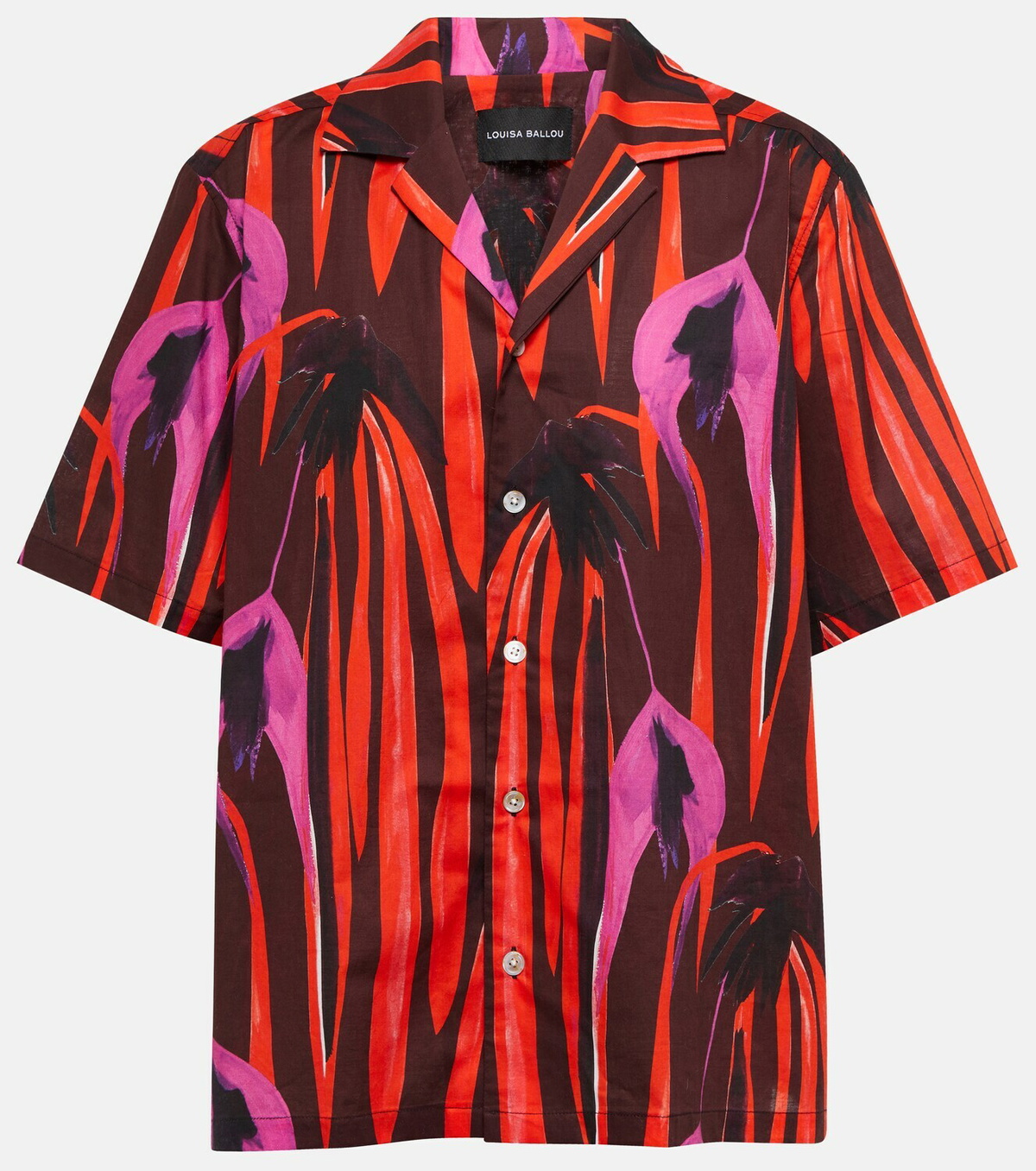 Louisa Ballou Weekend printed cotton shirt