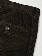 Loro Piana - Jarno Hamptons Straight-Leg Cotton-Corduroy Trousers - Brown