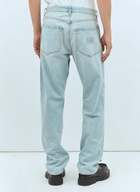 Miu Miu Logo Patch Jeans