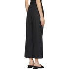 Alexander Wang Black Deconstructed Cropped Trousers