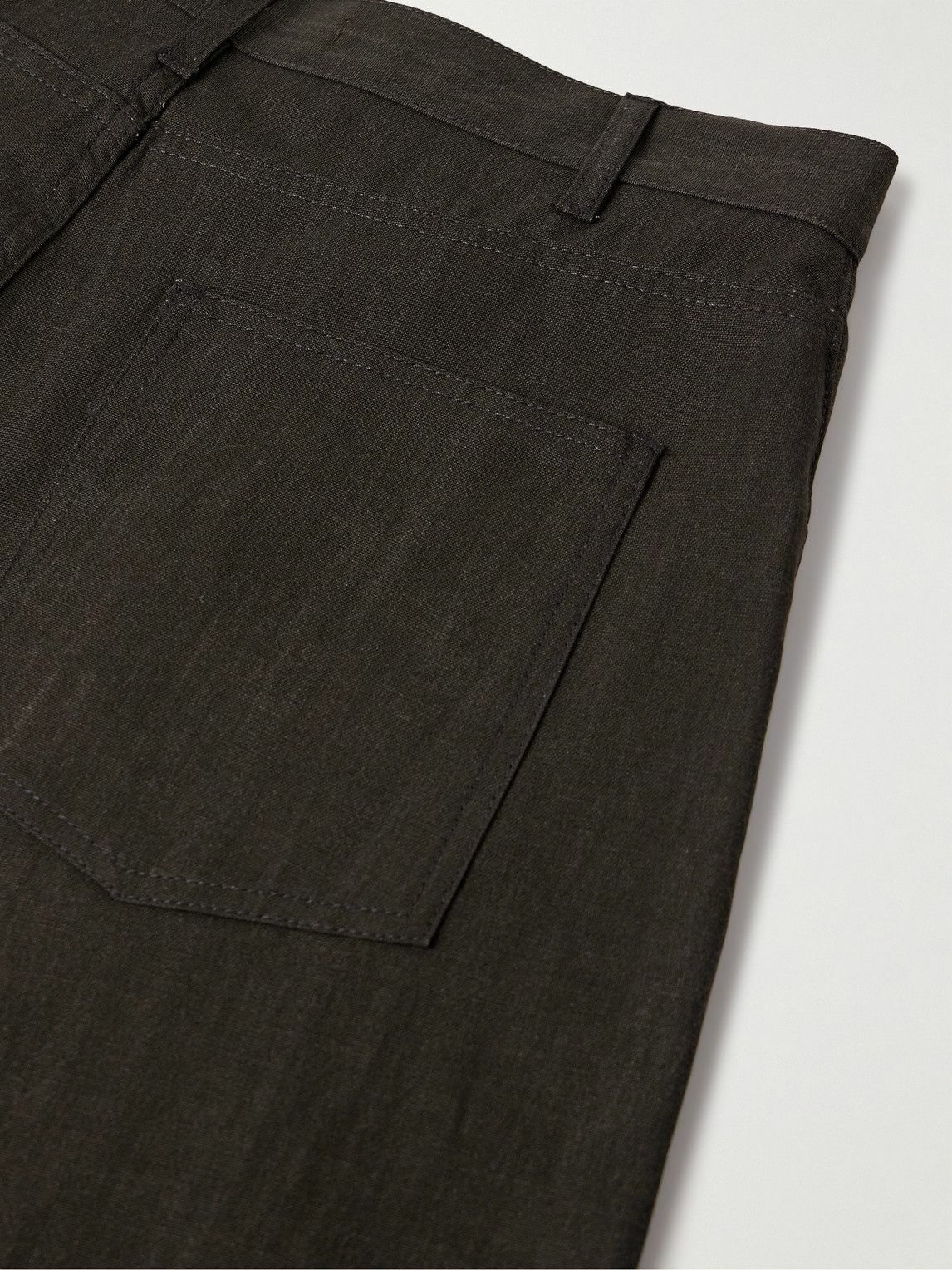 Small Talk - Straight-Leg Cotton-Canvas Shorts - Brown