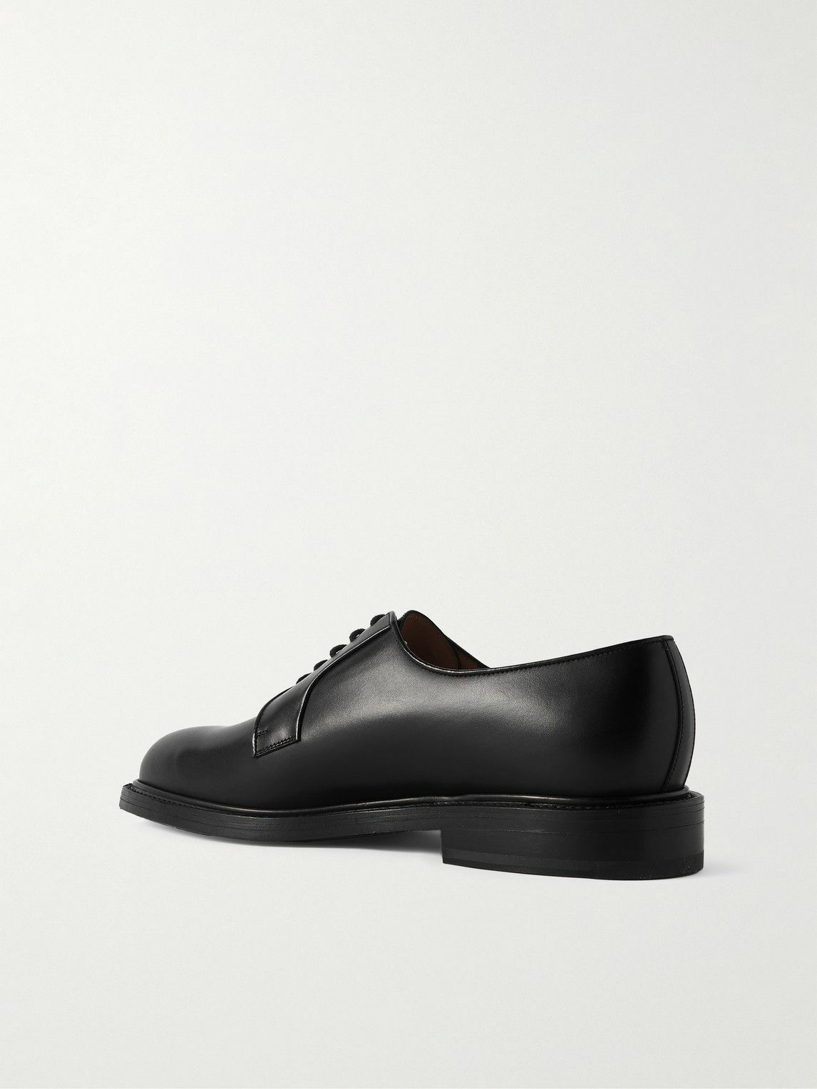 J.M. Weston - Leather Derby Shoes - Black
