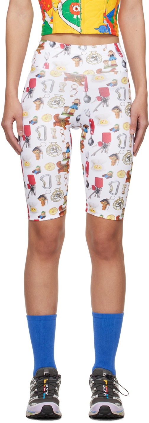 Chopova Lowena White Bits And Bobs Shorts