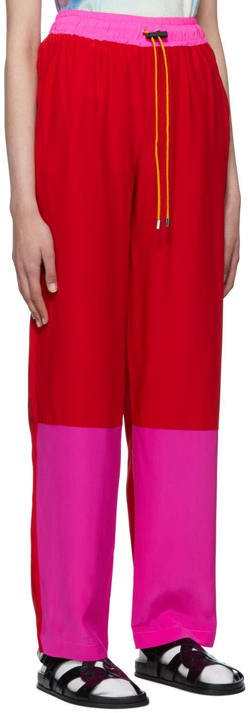 KkCo Red Drawstring Lounge Pants