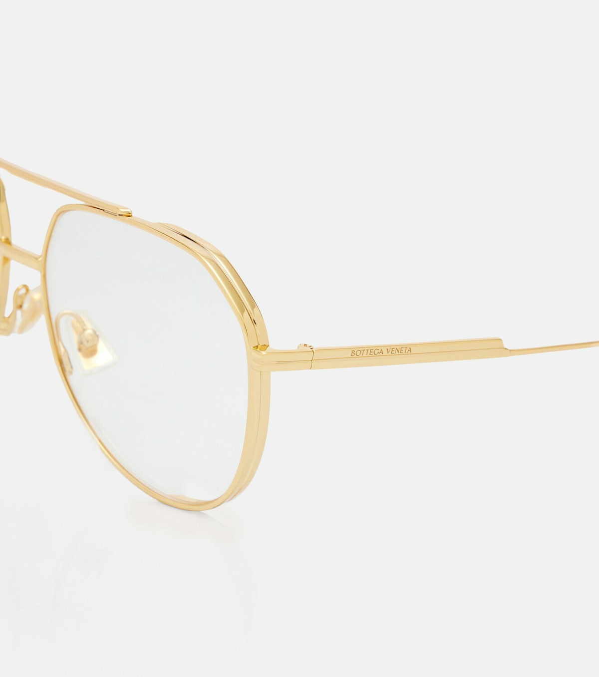 Bottega Veneta Light Ribbon aviator glasses