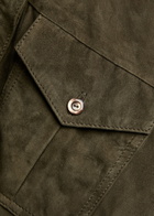 Skiim Caroline Suede Jacket Khaki