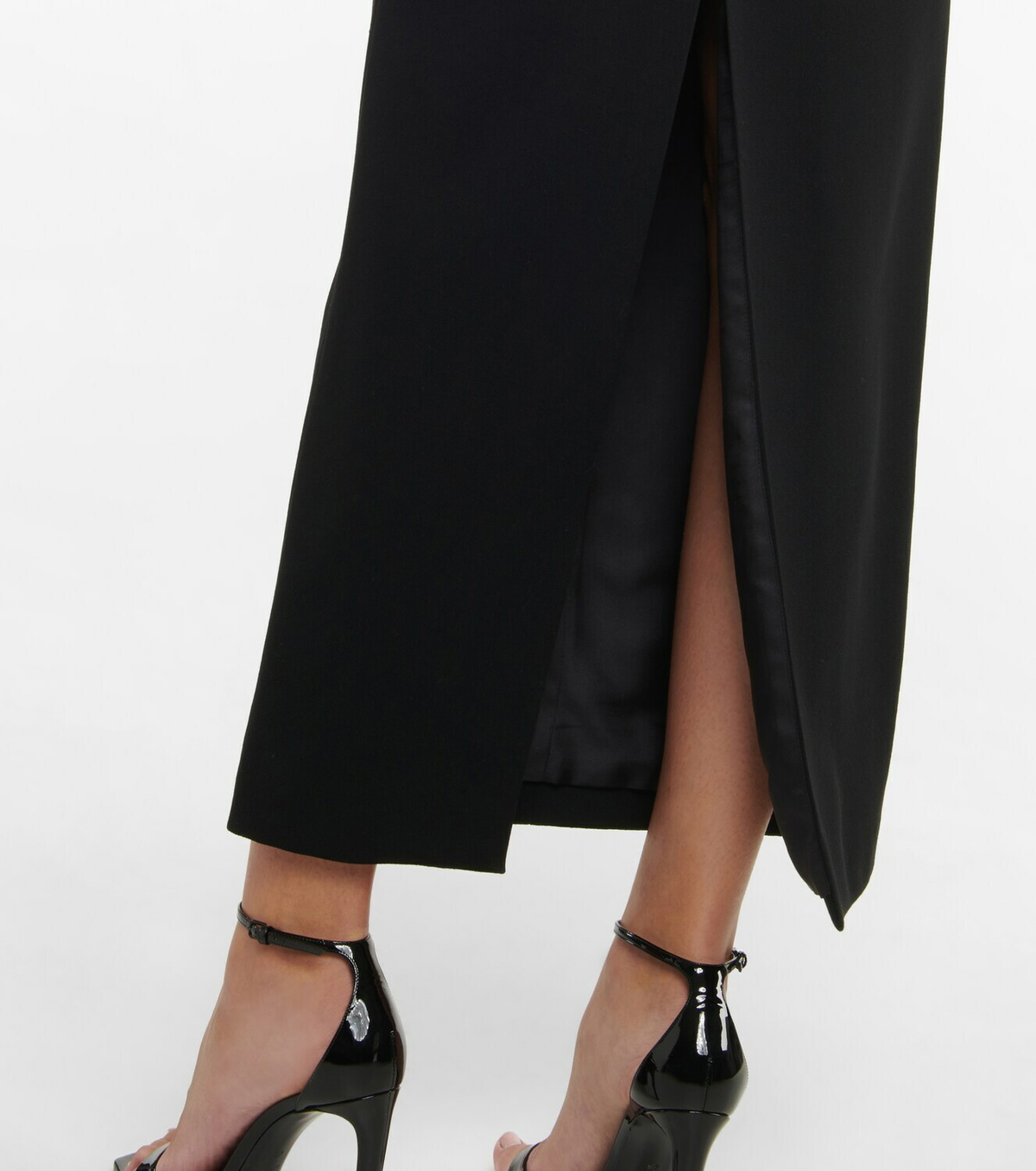 スカート Saint Laurent Wool skirt SAINT LAURENT Wool midi skirt | NET-A-PORTER