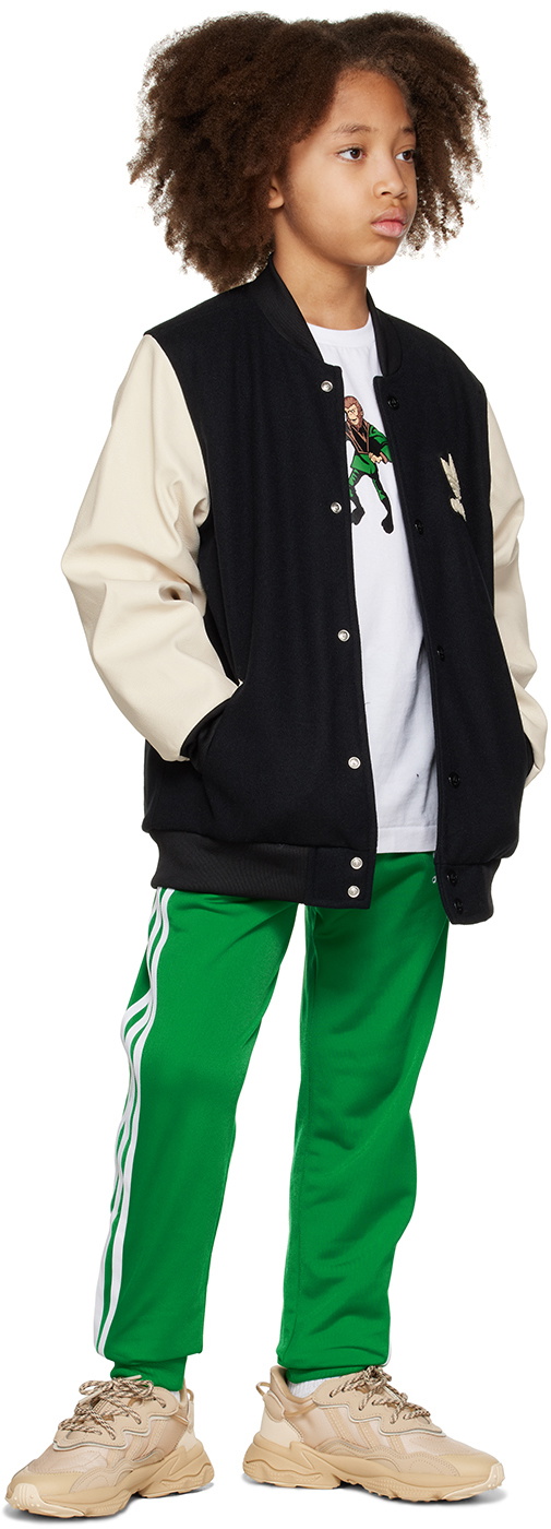 Kids Green SST Track Pants by adidas Kids on Sale