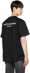 Wooyoungmi Black Embroidered T-Shirt