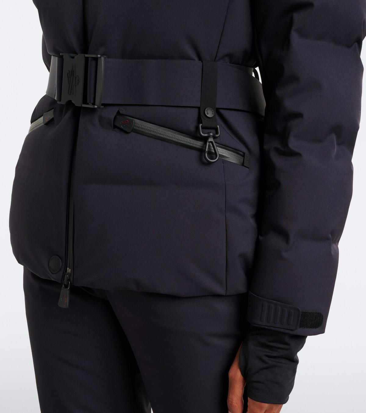 Moncler Grenoble Tolima belted down ski jacket