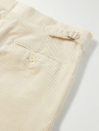 Ralph Lauren Purple label - Gregory Straight-Leg Cotton-Corduroy Trousers - Neutrals