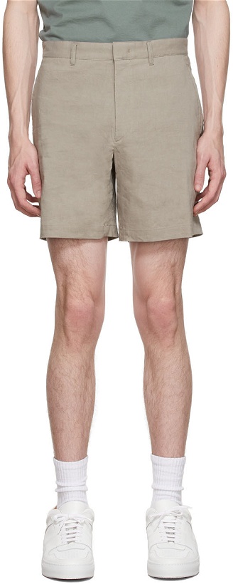 Photo: Theory Taupe Curtis Shorts