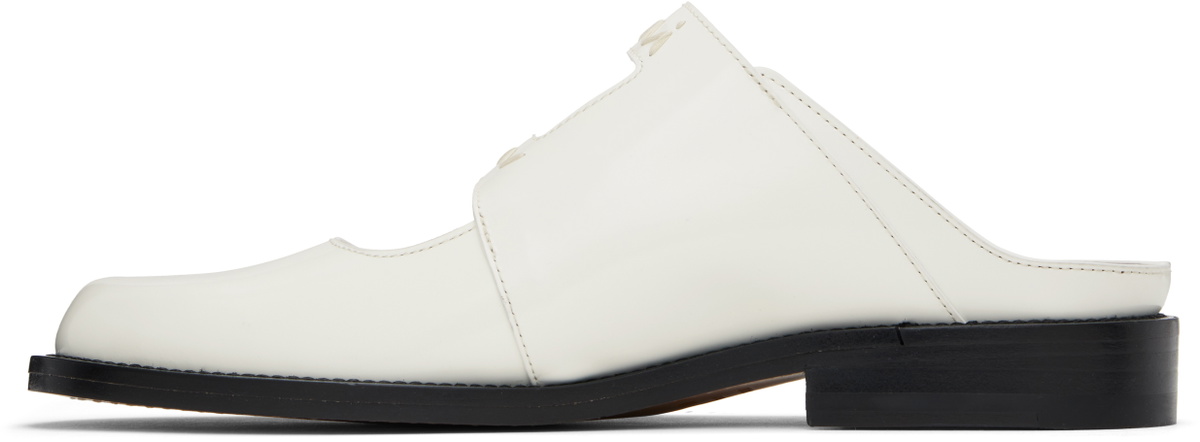 Marni White Bambi 3.0 Double Buckle Loafers