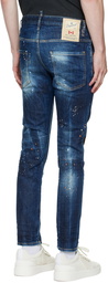 Dsquared2 Navy Skater Jeans