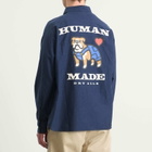 Human Made Men's Dog Overalls Work Shirt in Navy