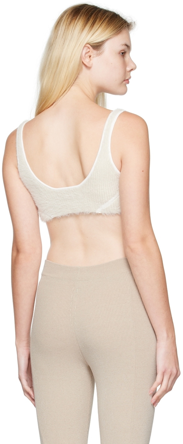 Jacquemus White Le Papier 'Le Bandeau Ascosu' Bra