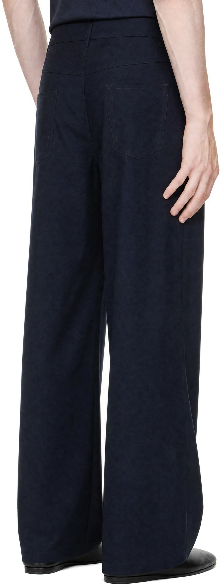 Marni Navy Wool Trousers