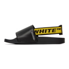 Off-White SSENSE Exclusive Black Industrial Strap Sandals
