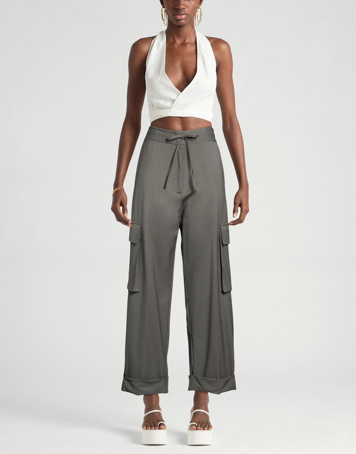 P. a.r. o.s. h. Womens Pants in Grey