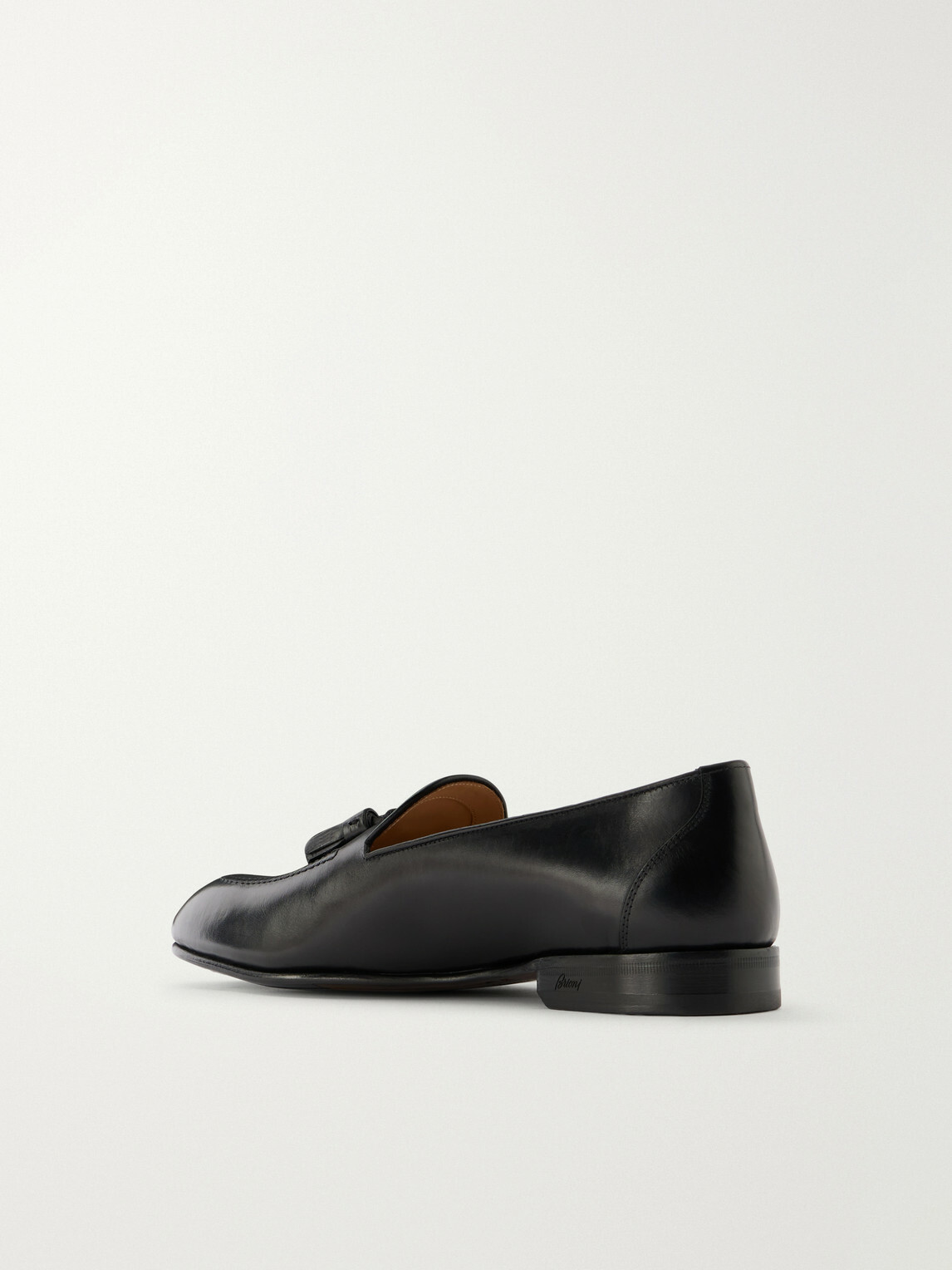 Brioni - Tasseled Leather Loafers - Black