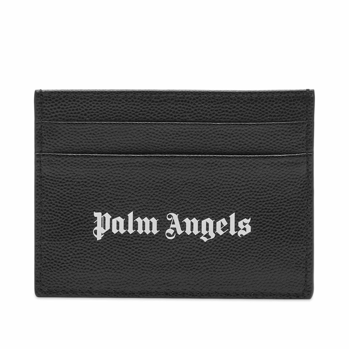 Photo: Palm Angels Women's Logo Card Holder in Black