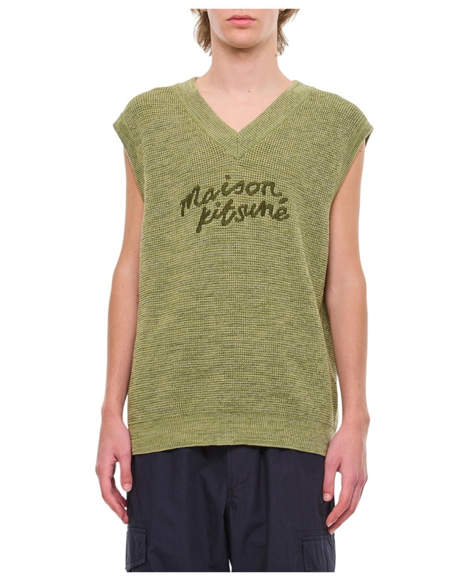 Photo: Maison Kitsuné Maison Kitsune Handwriting Oversize Vest
