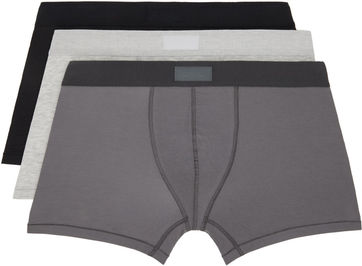 Photo: SKIMS Three-Pack Multicolor SKIMS Cotton 3 Boxer Briefs