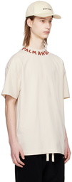 Palm Angels Off-White Printed T-Shirt