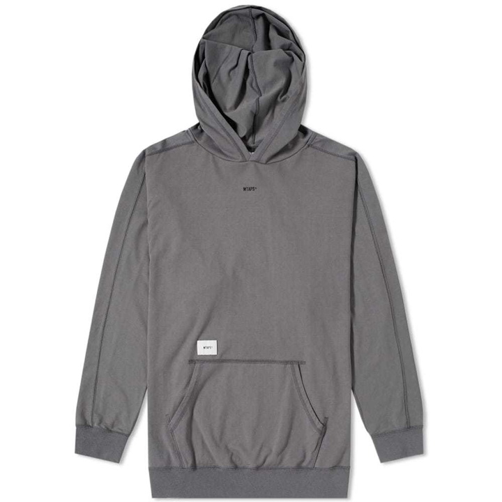 Photo: WTAPS Long Sleeve Hooded Tee Grey