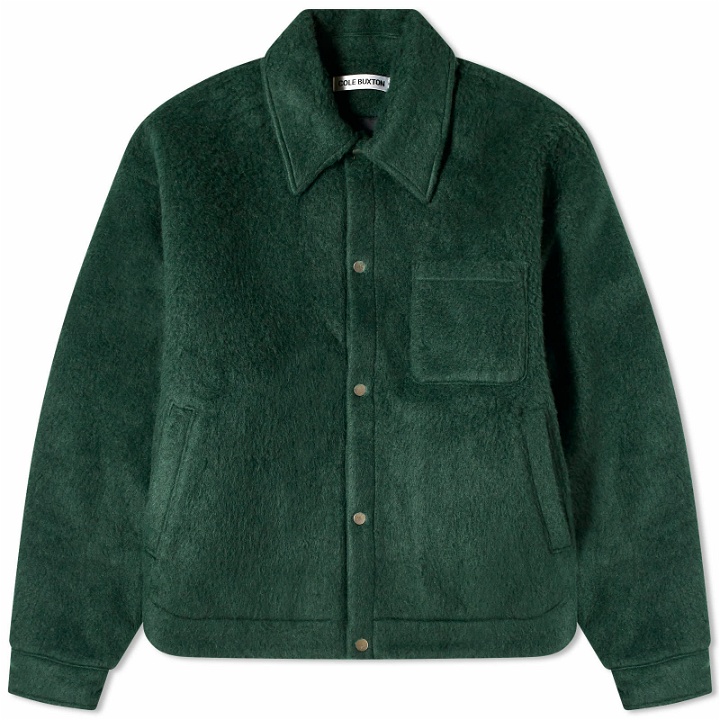Photo: Cole Buxton Men's Wool Overshirt in Forest Green